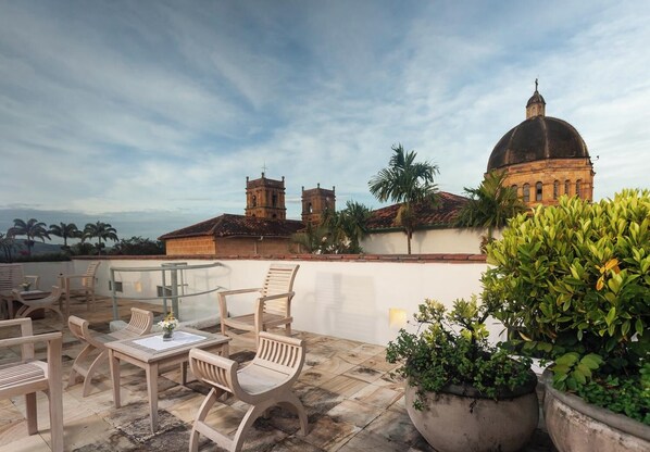 Terrasse sur le toit