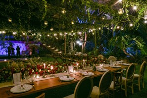 Espace mariage en plein air