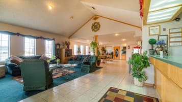 Sala de estar en el lobby