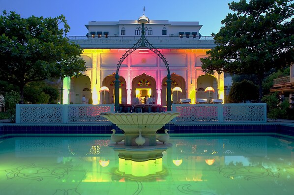 Front of property – evening/night