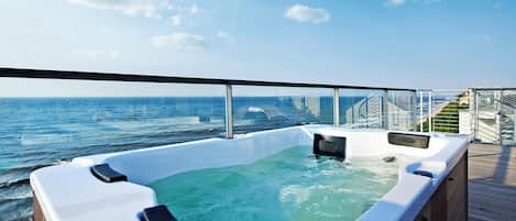 Double Room, Hot Tub, Sea View | View from room