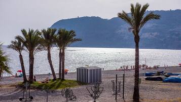 Aan het strand