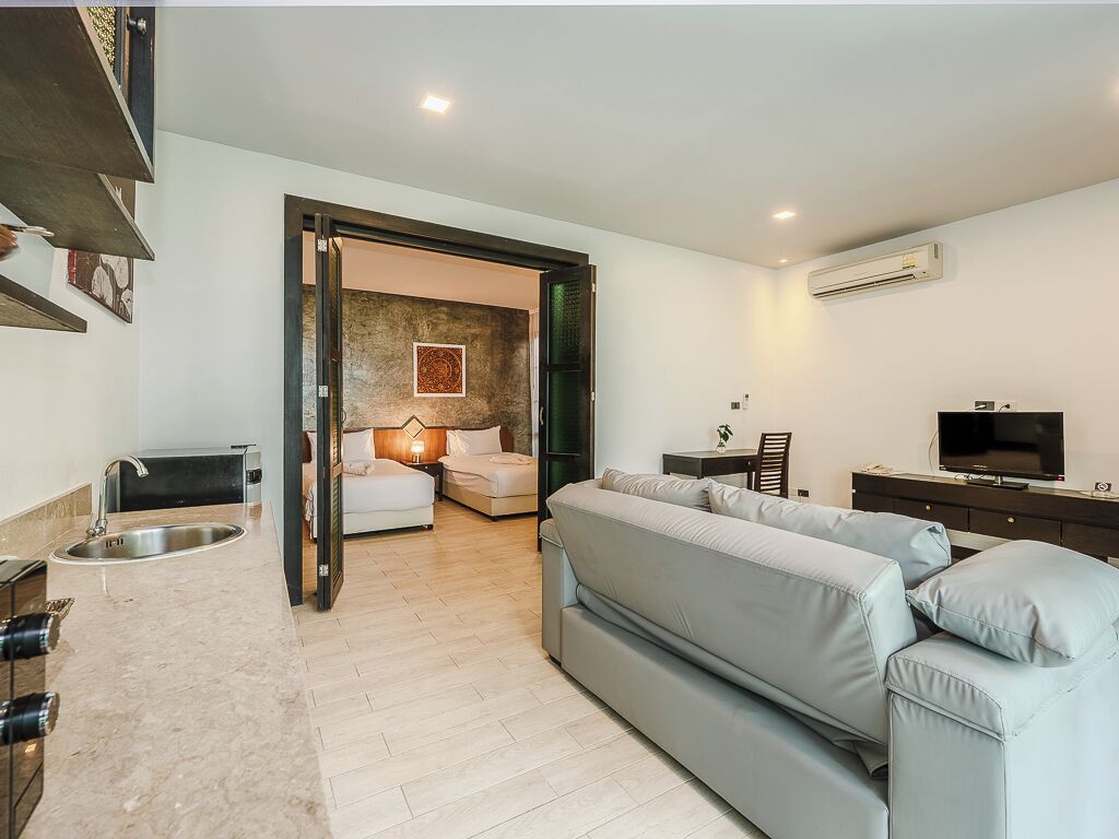 luxury room | 1 bedroom, in-room safe, desk, blackout curtains