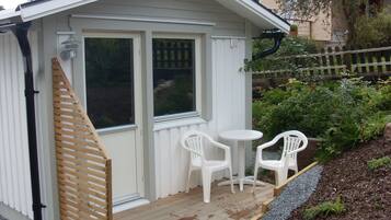 Cottage, salle de bains commune