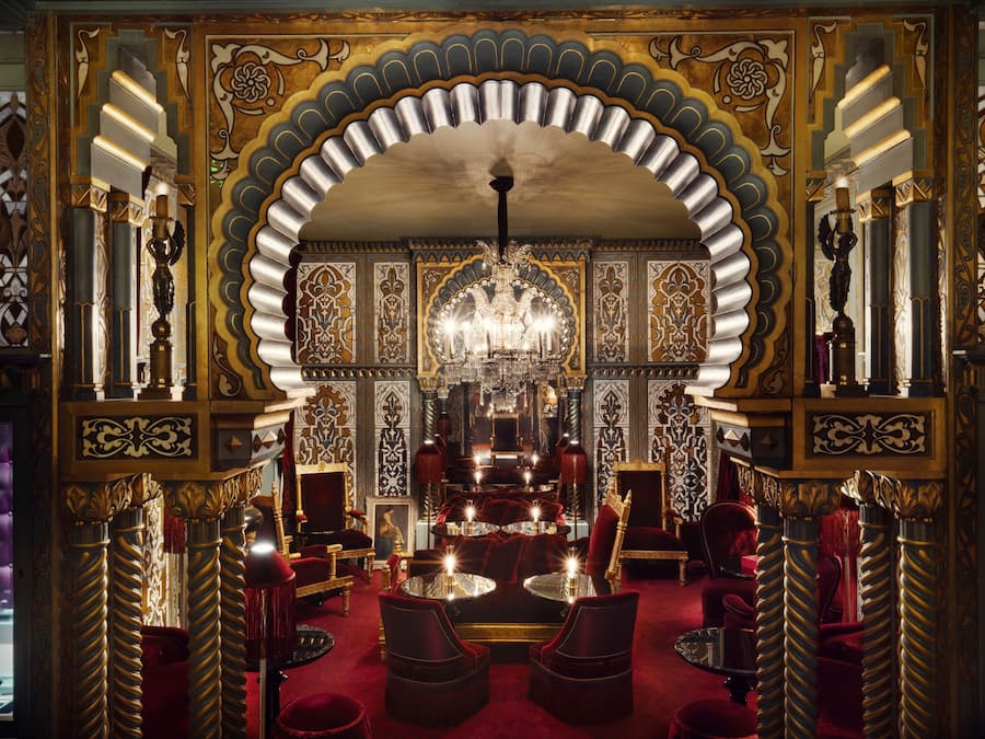 Sitteområde i lobbyen