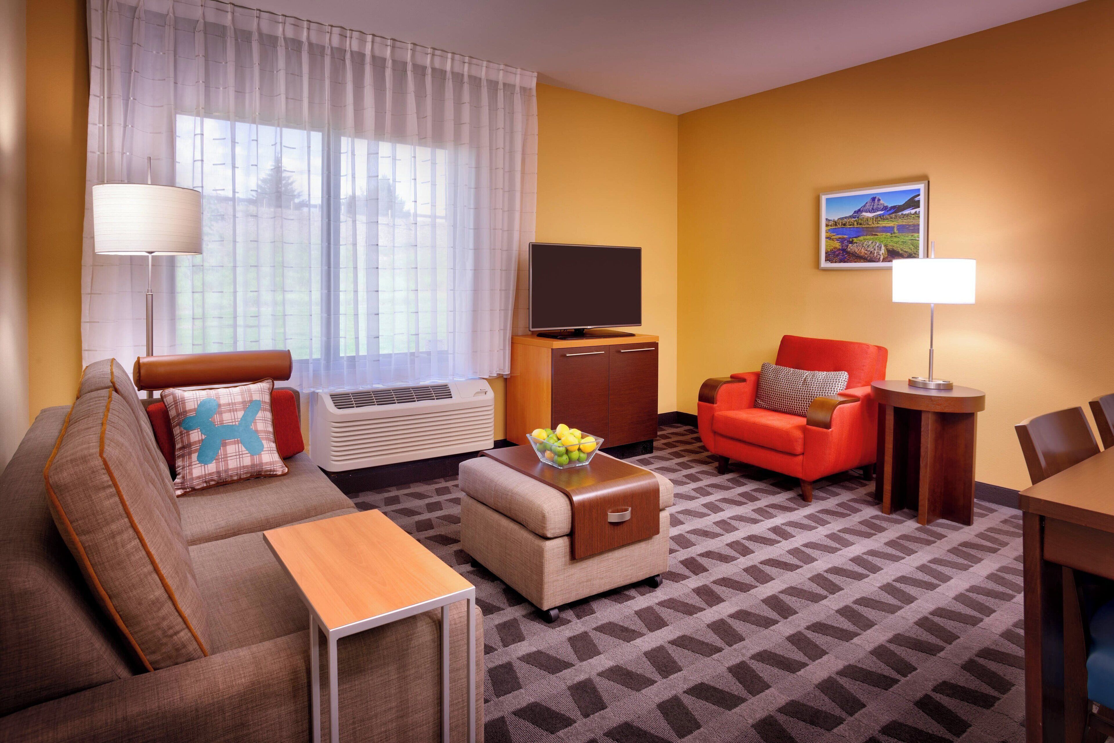 32-inch flat-screen tv with satellite channels, tv