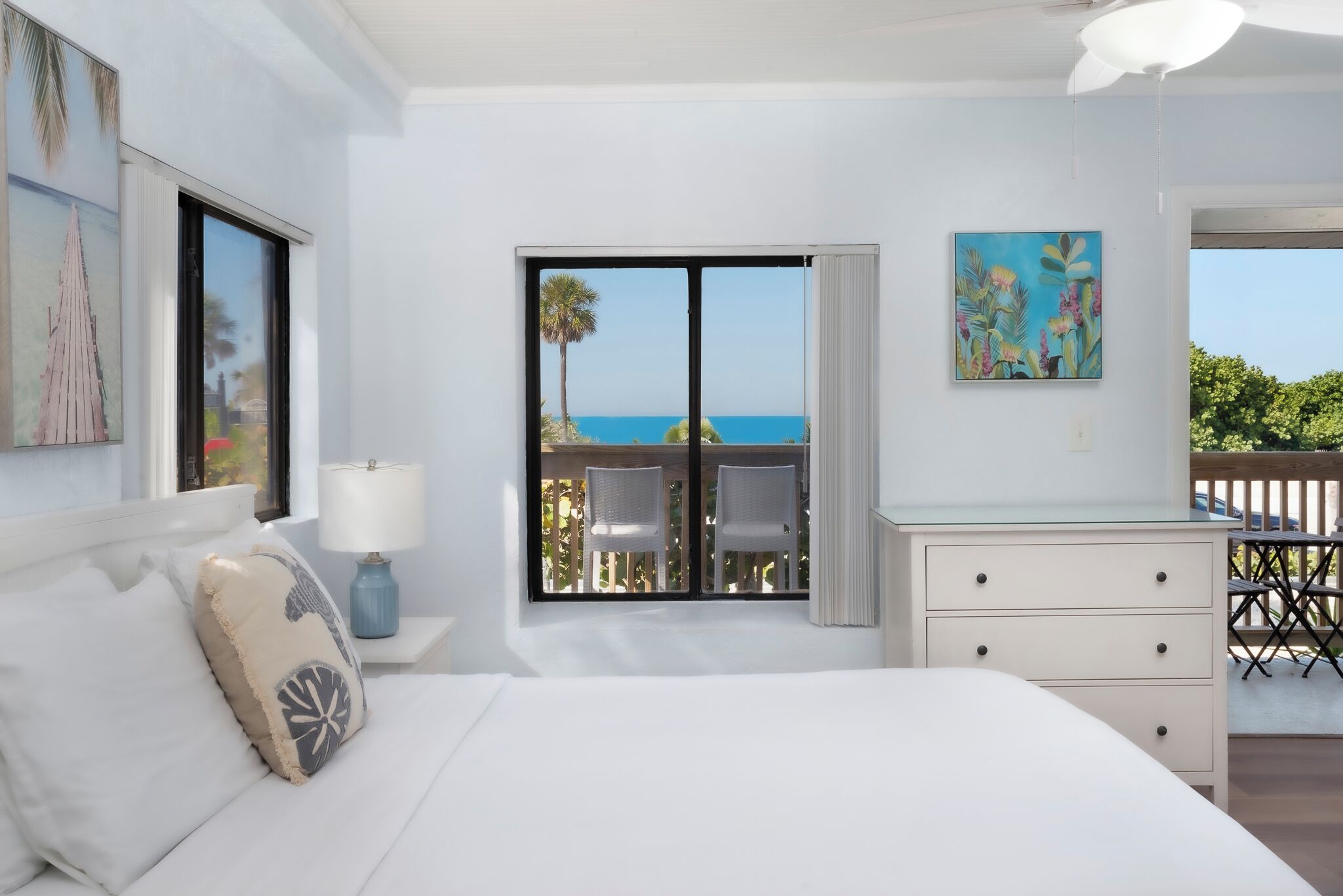 豪華開放式客房, 多張床, 海景 | 埃及棉床單、高級寢具、特厚豪華床墊、獨特設計