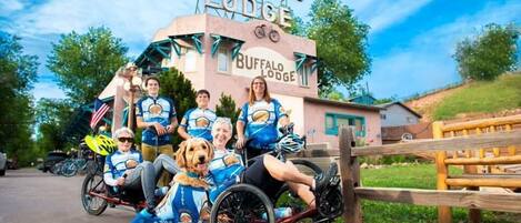 Façade de l’hébergement