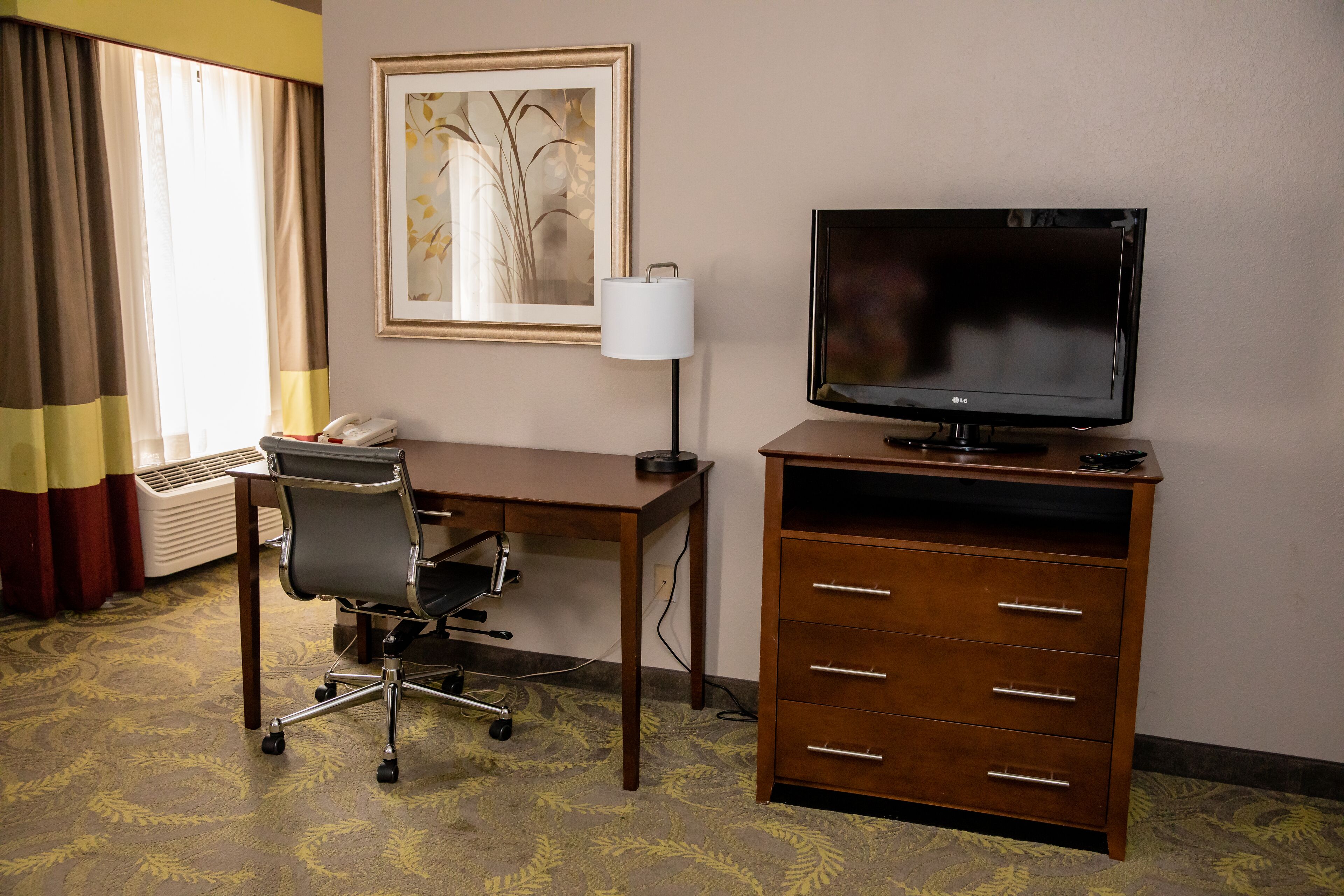 In-room safe, desk, blackout drapes, iron/ironing board