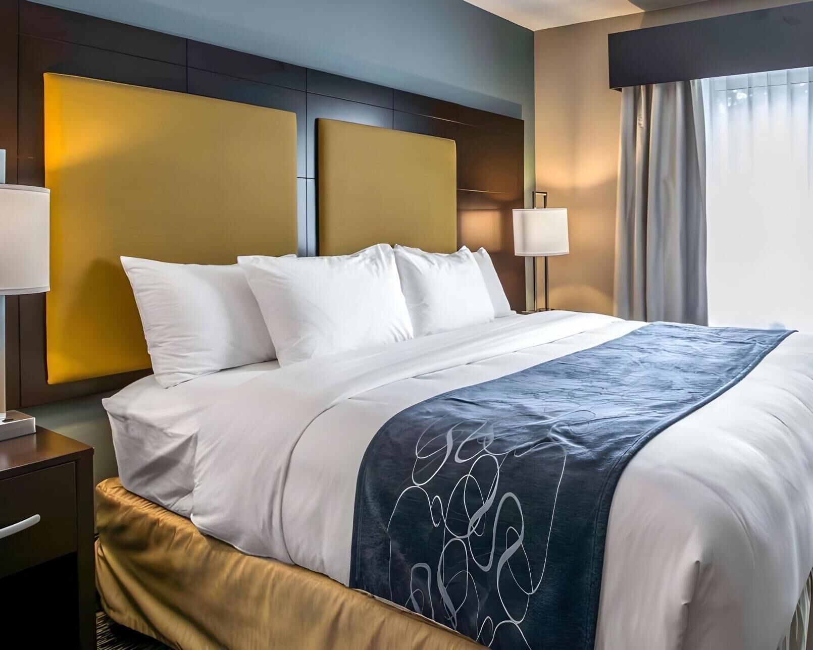 1 habitación, ropa de cama de alta calidad y camas con pillow-top 