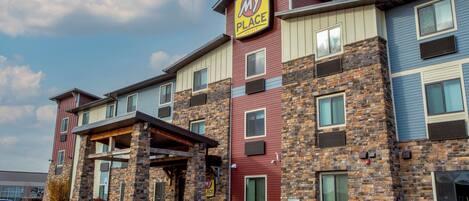 Overnatningsstedets facade