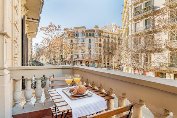 Familie appartement | Balkon