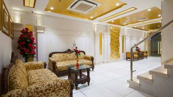 Sitteområde i lobbyen