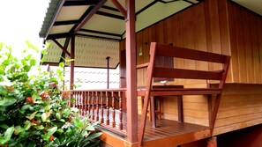 Bungalow, 1 Doppelbett | Balkon