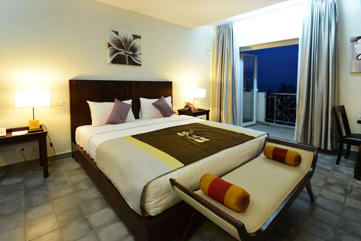 Chambre Deluxe, 1 très grand lit, vue mer