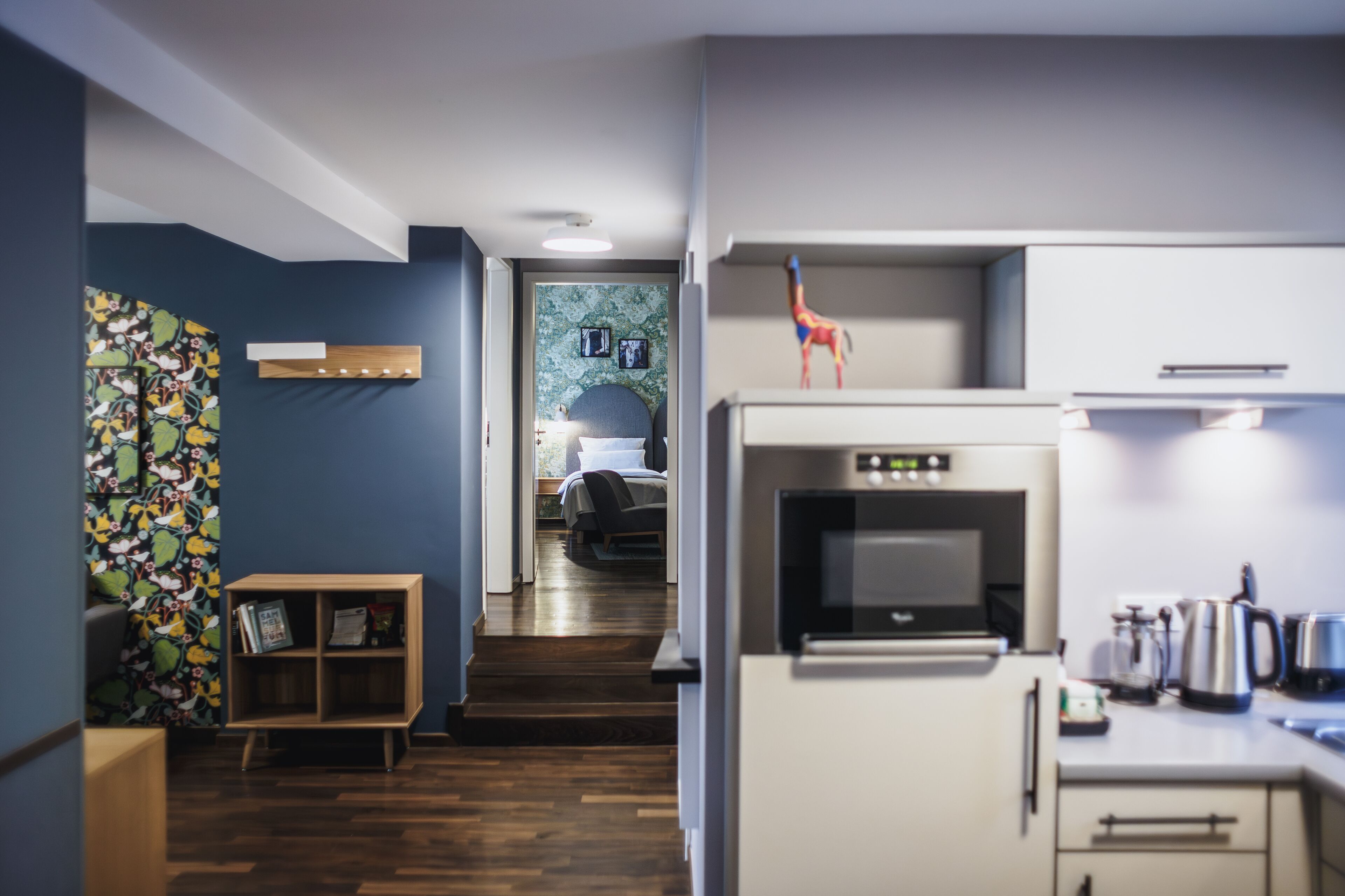 grand apartment | private kitchen | electric kettle, high chair, eco-friendly cleaning products