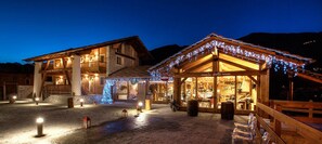 Front of property – evening/night