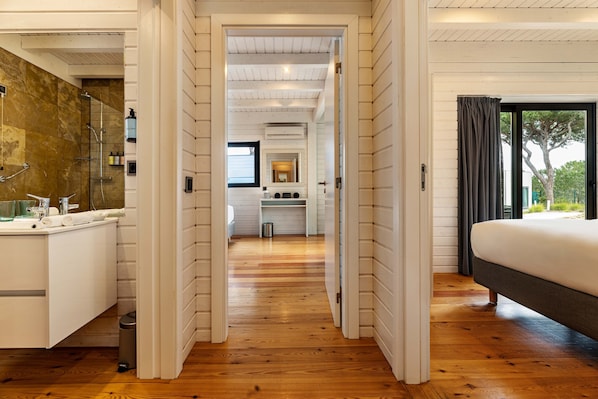 Familie cottage, 2 slaapkamers | Lakens van Egyptisch katoen, luxe beddengoed, pillowtop-bedden