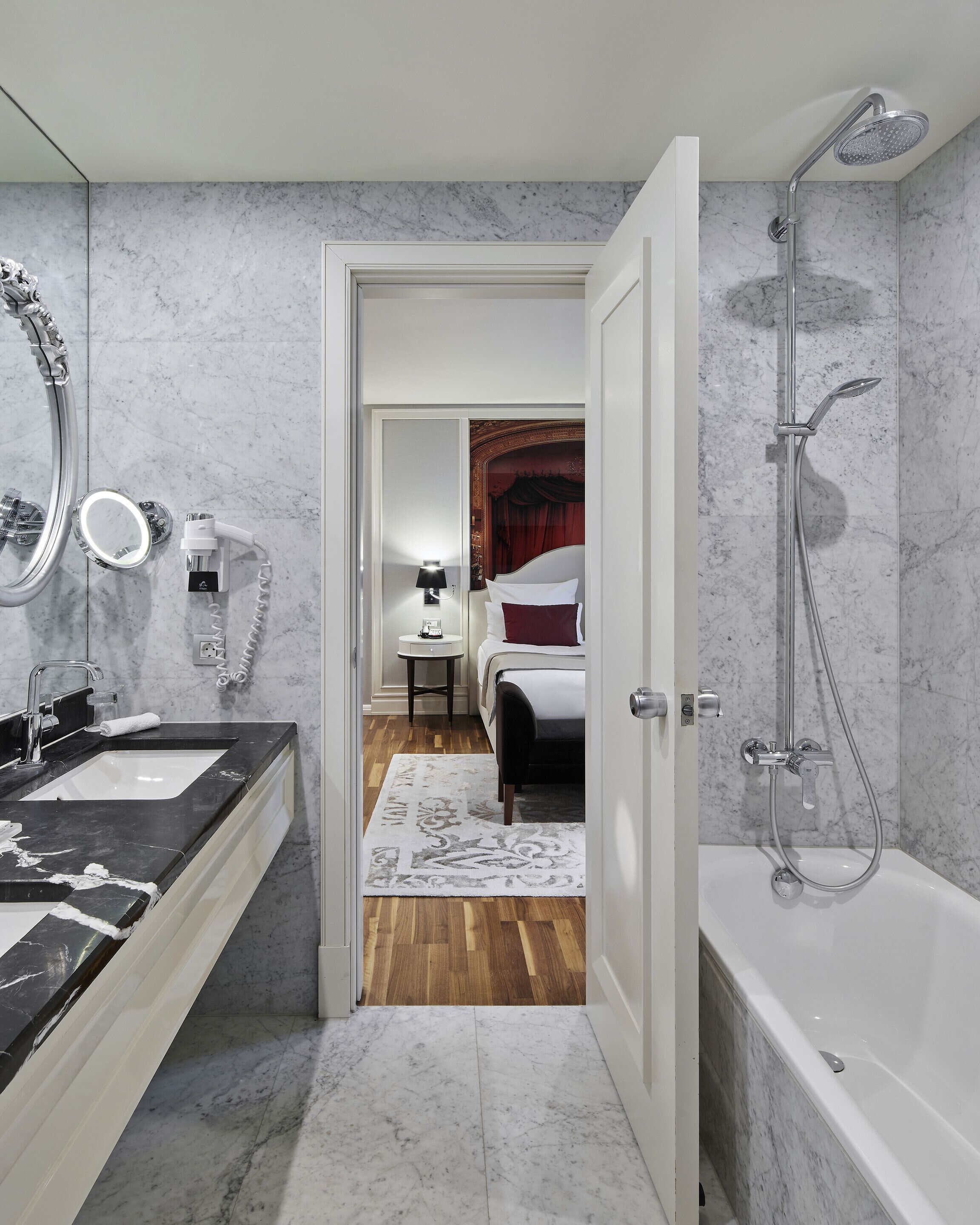 sezen aksu suite | bathroom | free toiletries, hair dryer, bathrobes, slippers