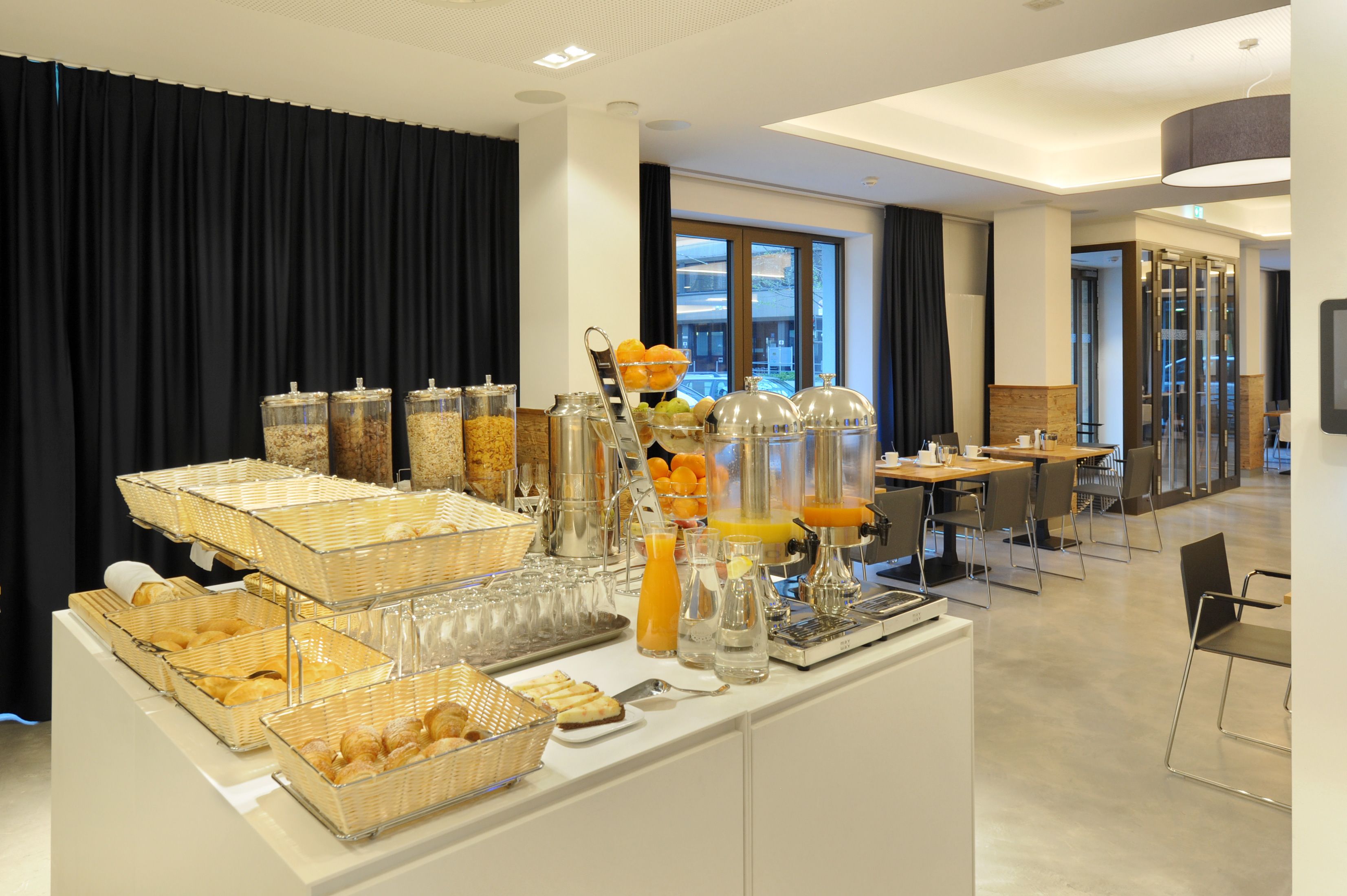 daily buffet breakfast (eur 18 per person)