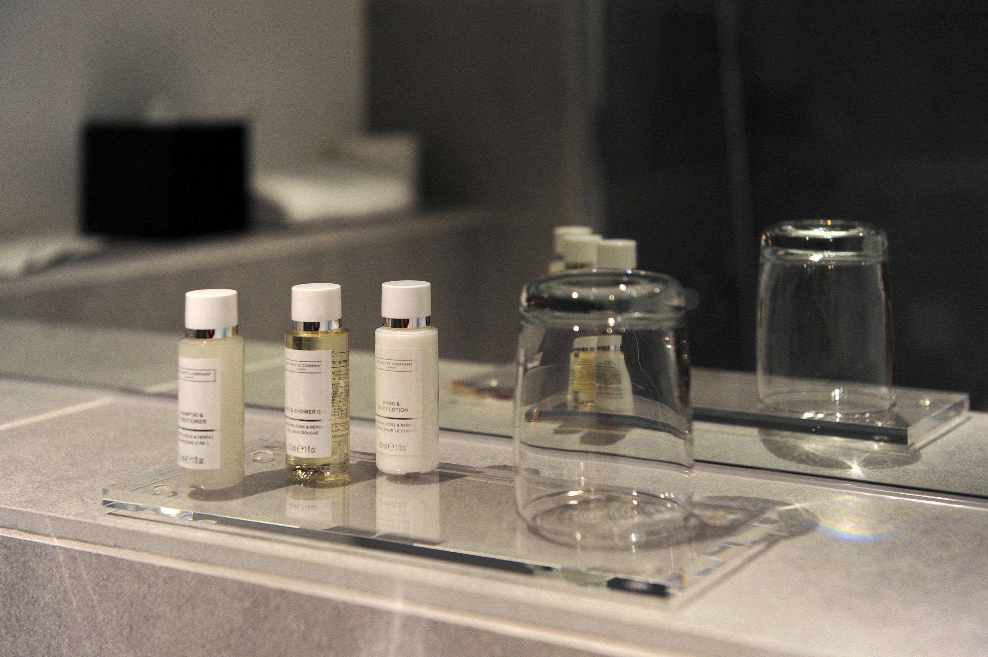 single room | bathroom amenities | shower, rainfall showerhead, designer toiletries, hair dryer