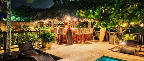 Poolside bar