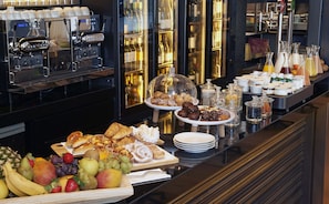 Daily buffet breakfast (EUR 36 per person)