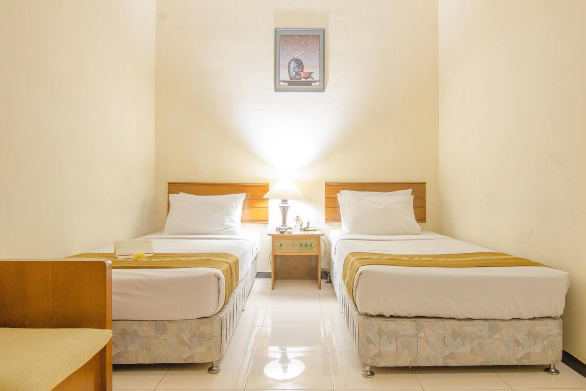 Tomannsrom – superior | Safe på rommet, strykejern/-brett og sengetøy