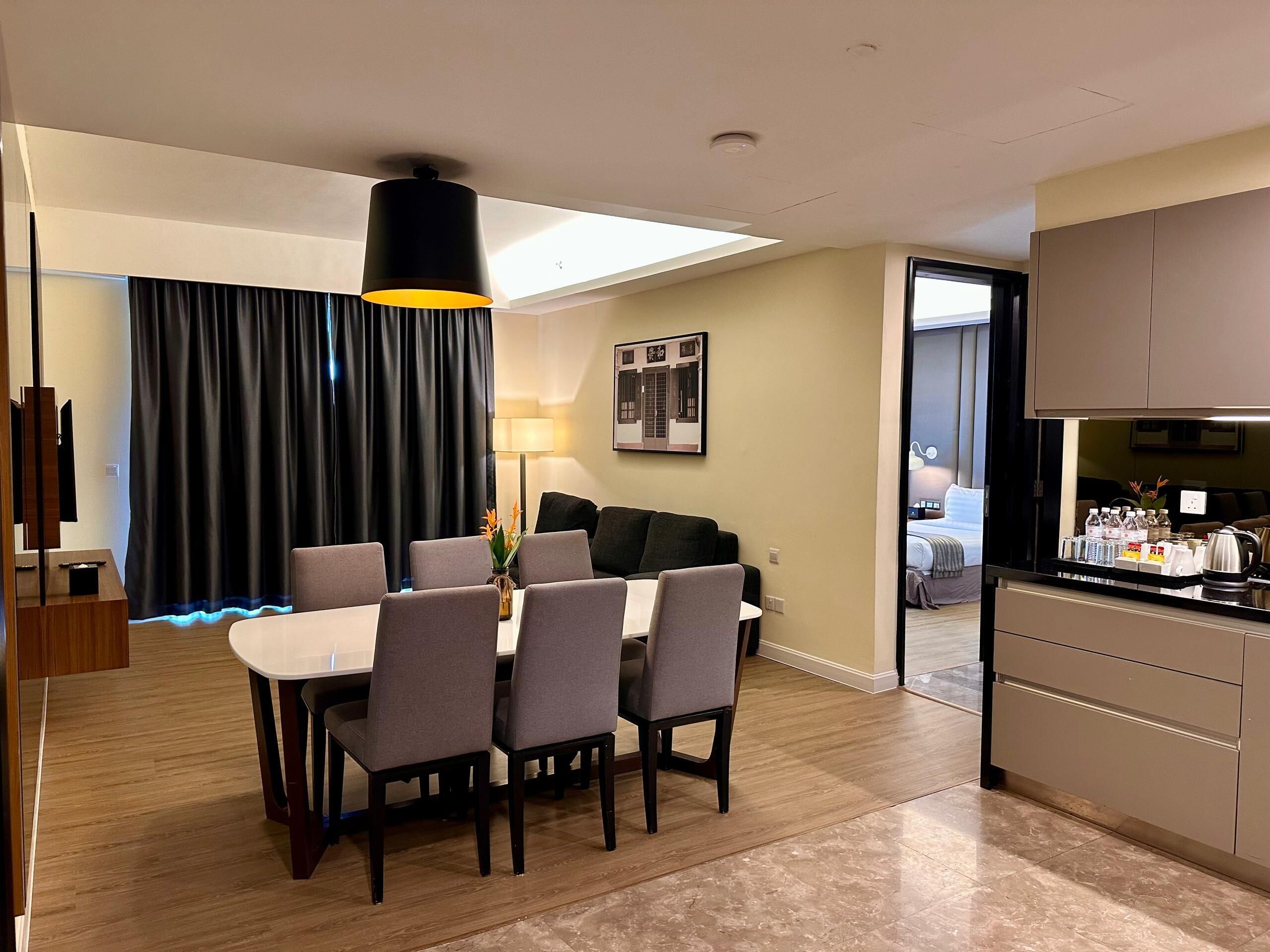 Family Suite, 3 Bedrooms | Living area | 40-inch LCD TV with satellite channels, TV