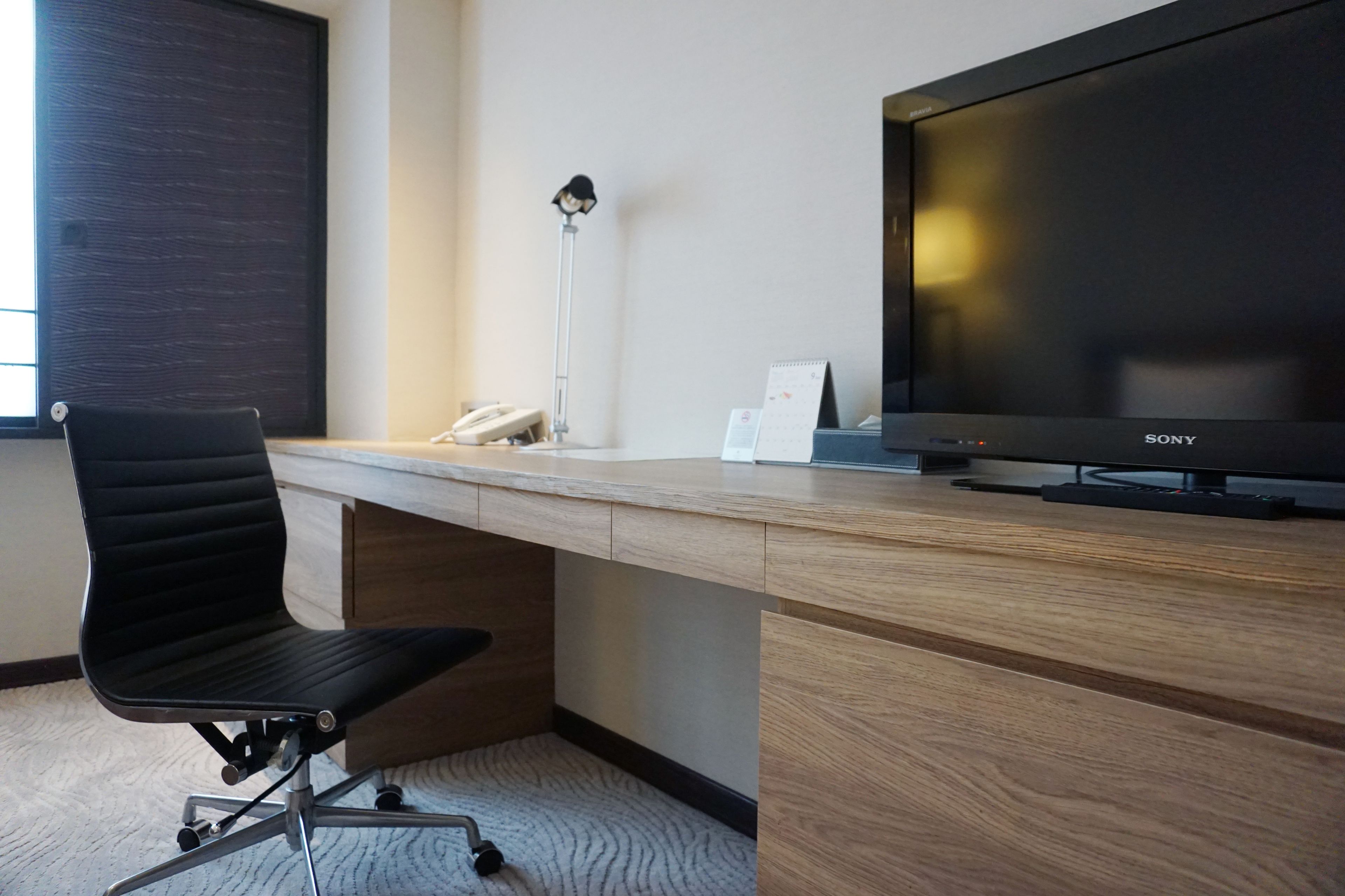 business room | 1 bedroom, down duvets, in-room safe, desk