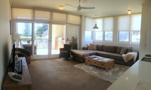 Leilighet – deluxe, 1 soverom | Oppholdsområde