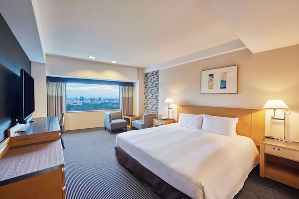 Literie hypoallergénique, couette en duvet d'oie, minibar