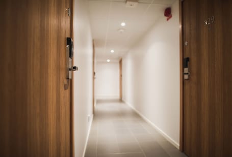 Hallway. Stay Xtra Hotel Kista