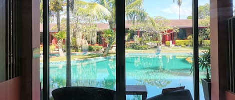 Room, Pool Access | Balcony view