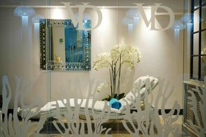 Hot tub, body treatments, body wraps, body scrubs, facials