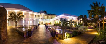 Front of property - evening/night