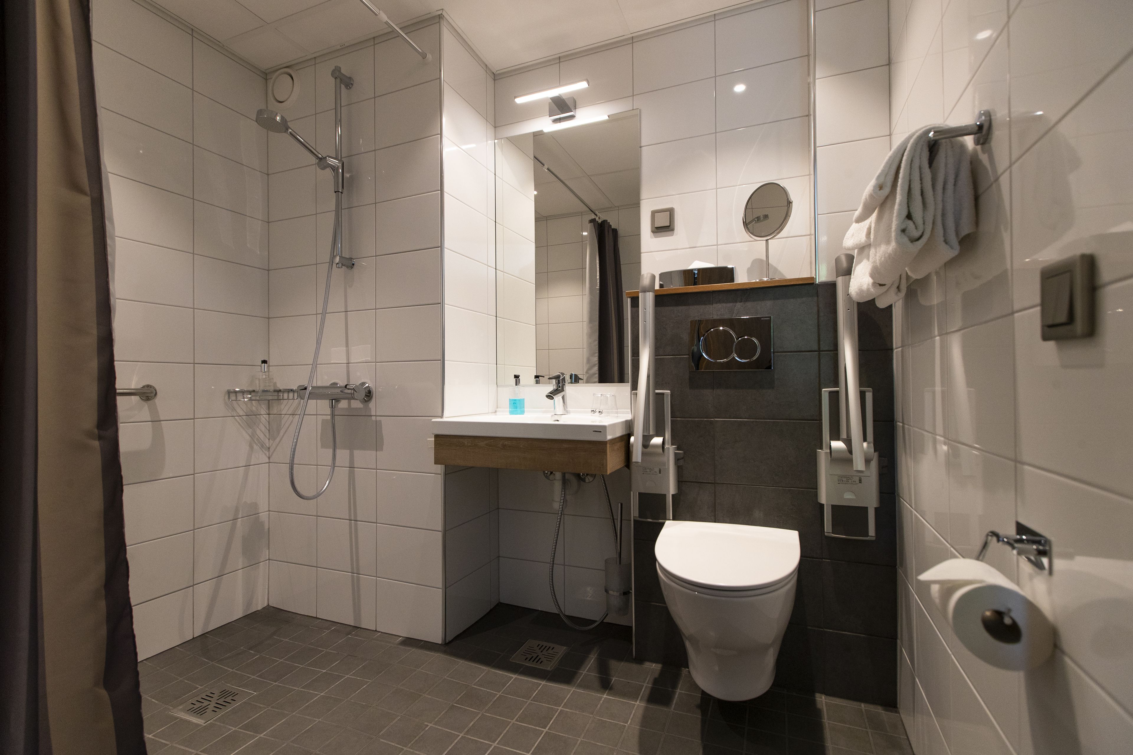 double room, 2 single beds | bathroom | hair dryer, towels