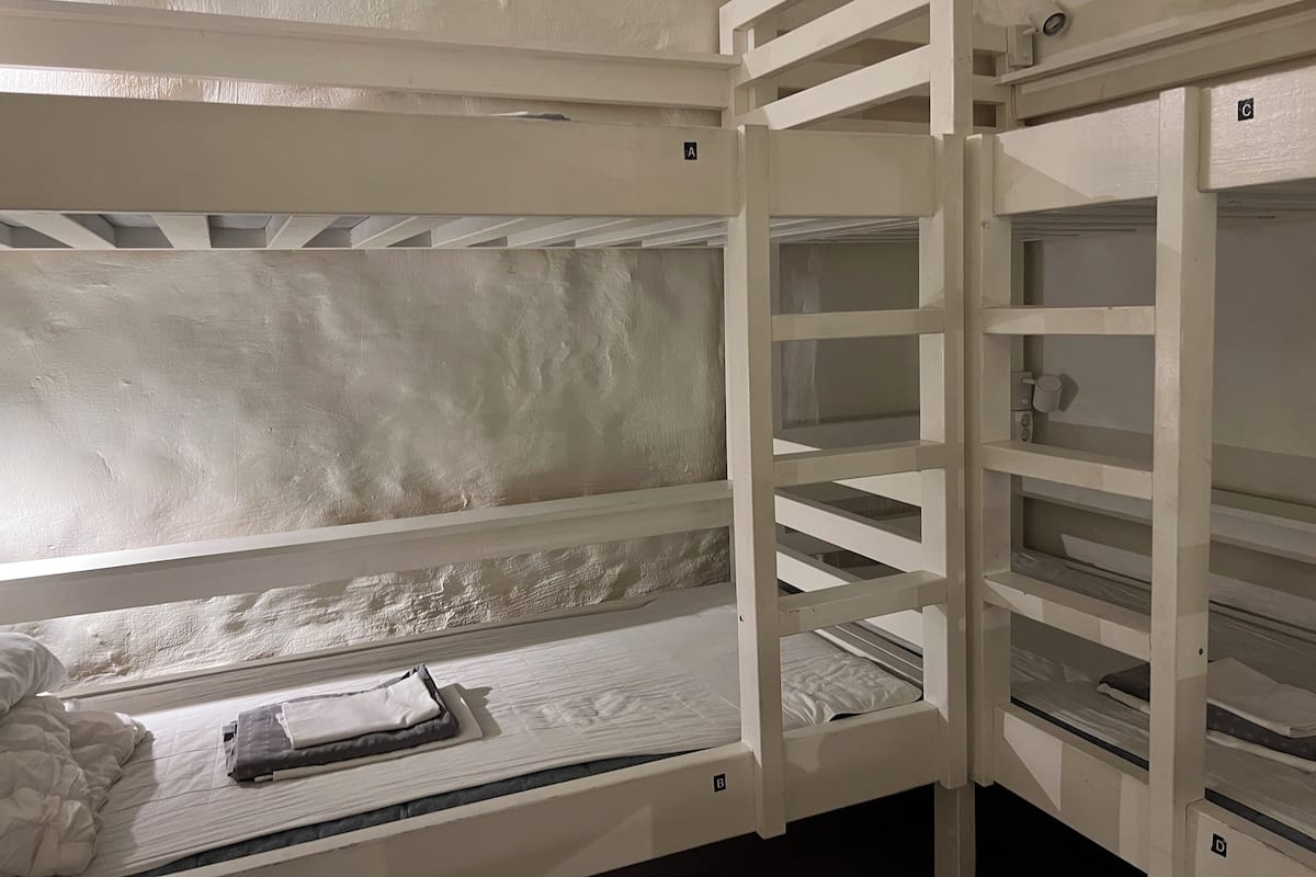 Delad sovsal - Basic - privat badrum (8 beds, mixed, no windows) | Ljudisolering, gratis wi-fi och sÀngklÀder