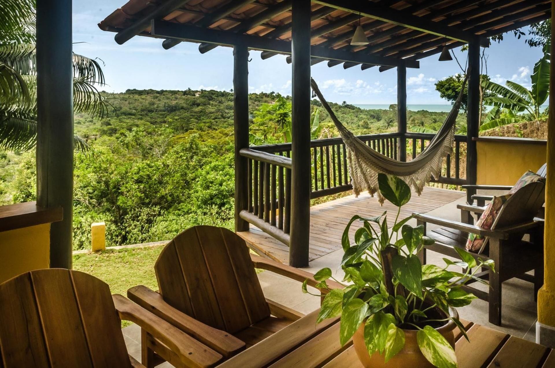 Bangalô (Vista para o Vale) | Balkon