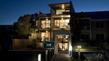 Front of property - evening/night