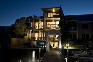 Front of property – evening/night