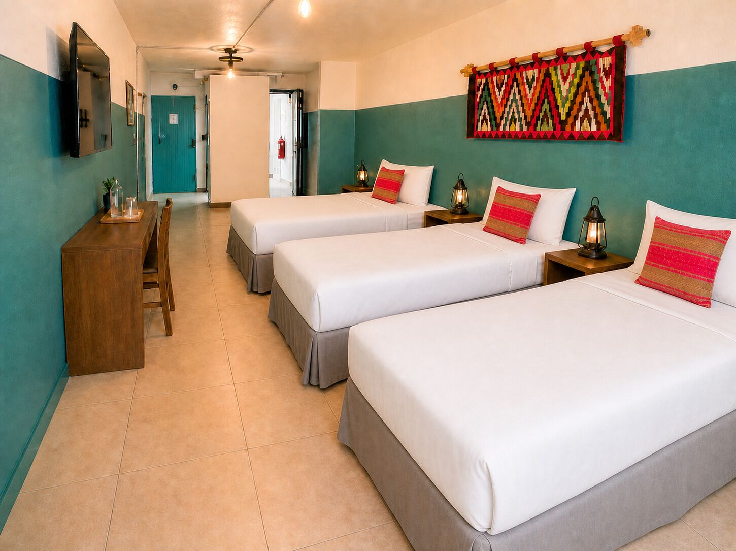 Standard triple | Free WiFi, bed sheets