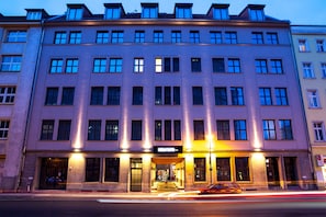Front of property - evening/night