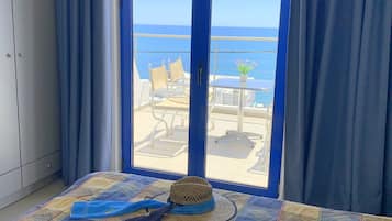 公寓, 1 间卧室, 海景 (2-4 adults) | 1 多间卧室、办公桌、笔记本电脑工作区、遮光窗帘