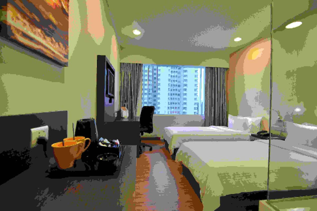 Superior Twin kamer | 1 slaapkamer, luxe beddengoed, een minibar, een kluis op de kamer