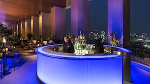 4 barer/lounger og takterrassebar