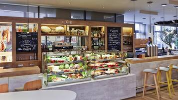 Breakfast, lunch, dinner served; Mediterranean cuisine, alfresco dining