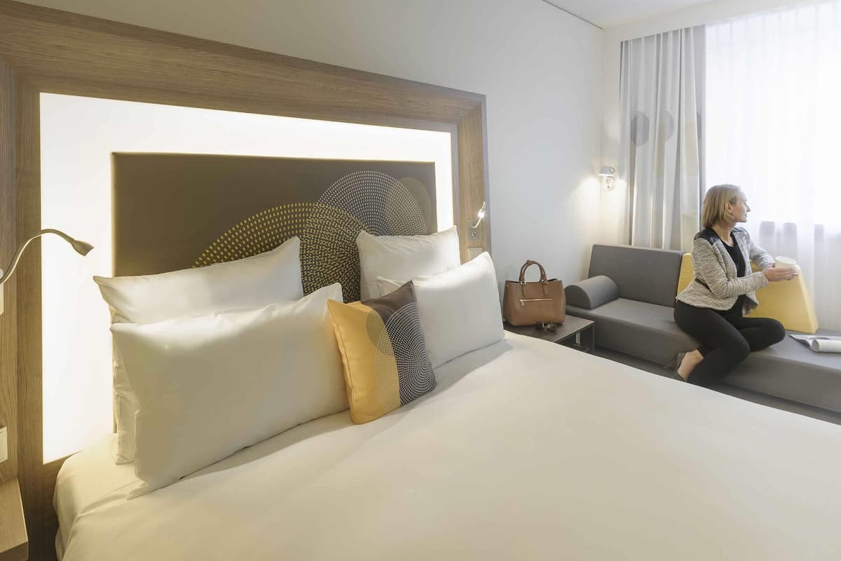 Premium bedding, pillow-top beds, in-room safe, desk