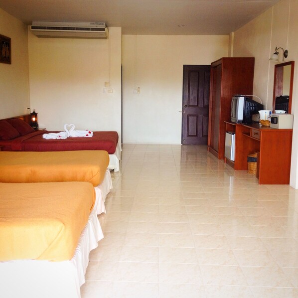 In-room safe, blackout curtains, iron/ironing board, rollaway beds