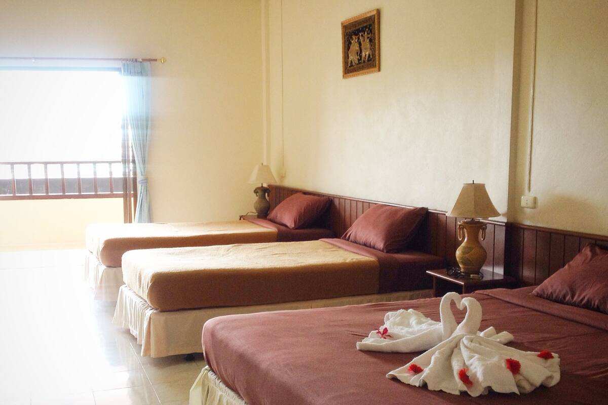 In-room safe, blackout curtains, iron/ironing board, rollaway beds